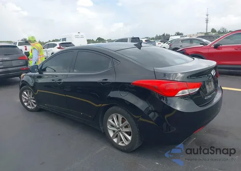 2016 Hyundai Elantra Se from USA, damaged, VIN 5NPDH4AE0GH654733